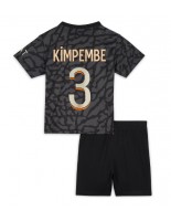 Paris Saint-Germain Presnel Kimpembe #3 Alternativní dres pro děti 2023-24 Krátký Rukáv (+ trenýrky)